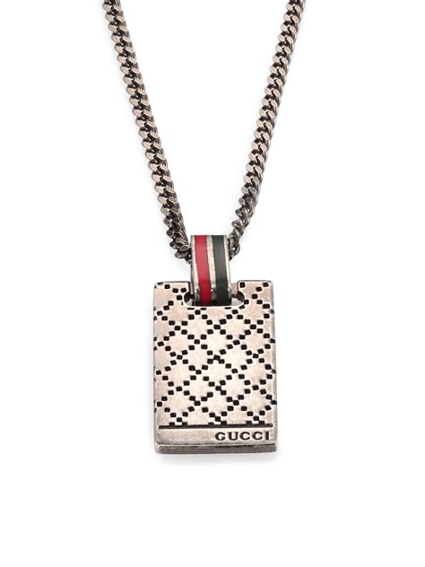 gucci men's chain necklaces|diamond earrings for men gucci.